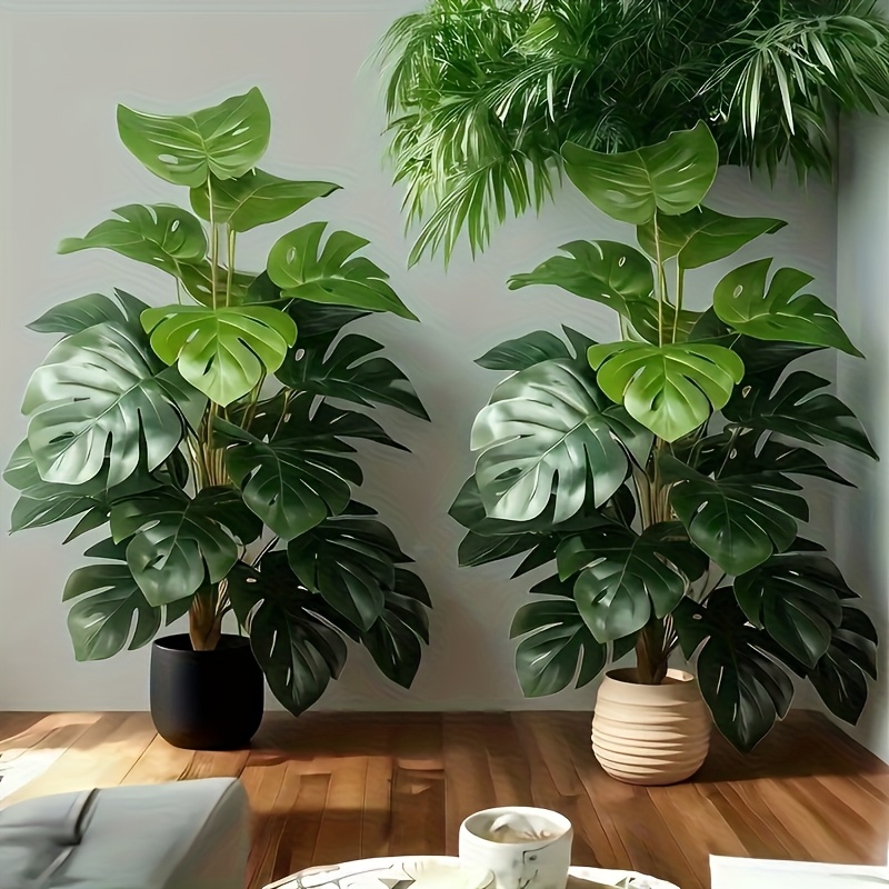 Dracaena Marginata - Palmier Monstera artificiel réaliste en plastique