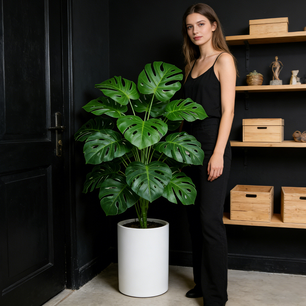 Grand arbre artificiel Monster - Monstera Adansonii avis et prix