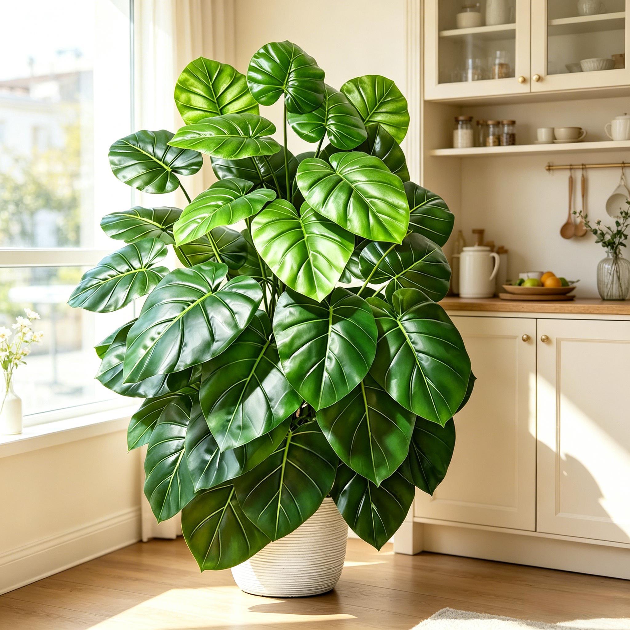 Palmier Artificiel Réaliste 60 - Monstera Adansonii avis et prix