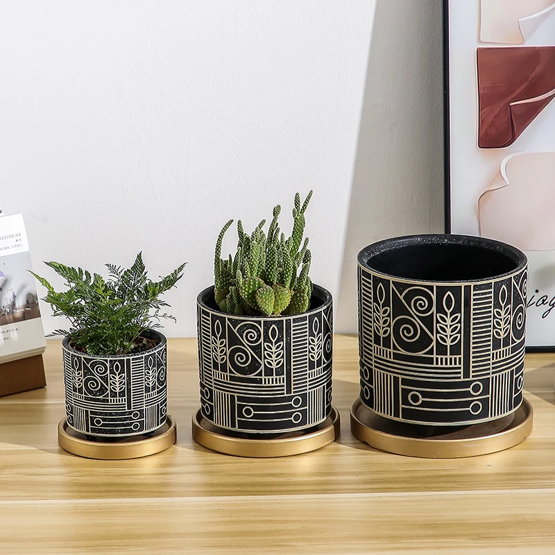 Pot de fleur cylindrique en cé - Aloe Vera Pot avis et prix